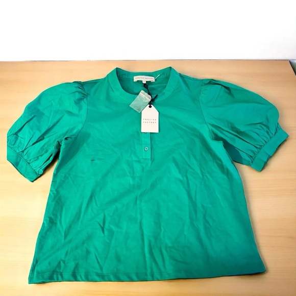 English Factory Mixed Media Puff
Sleeve‎ Top L NWT - Picture 5 of 10